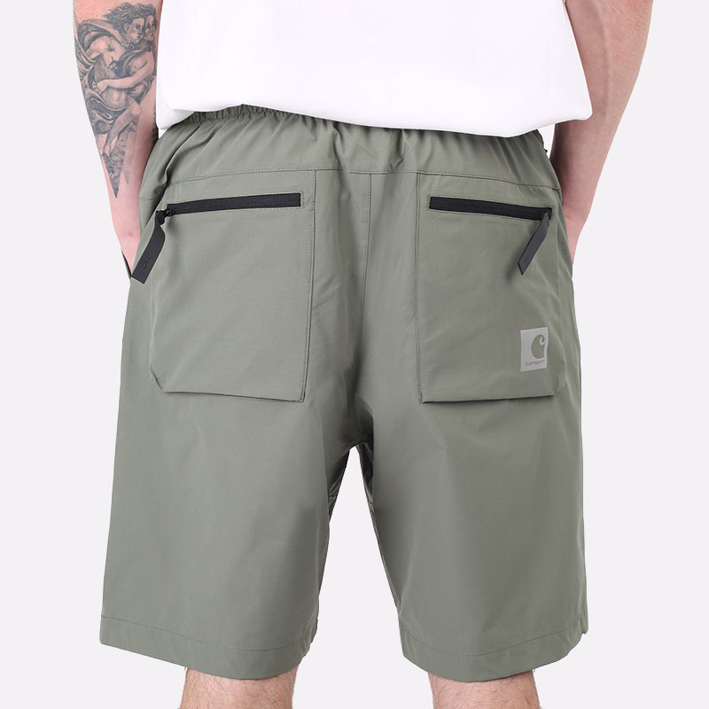 мужские зеленые шорты  Carhartt WIP Hurst Short I028707-dollar green - цена, описание, фото 6